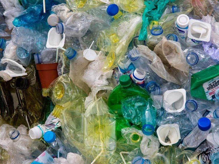 plastic bottles