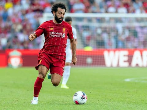 Liverpool's Mohamed Salah on July 31, 2019. 