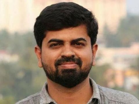 Kerala-based Indian journalist K.M. Basheer, who was killed instantly in the accident.