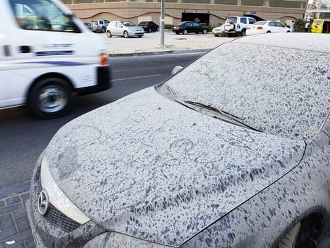 An abandoned car