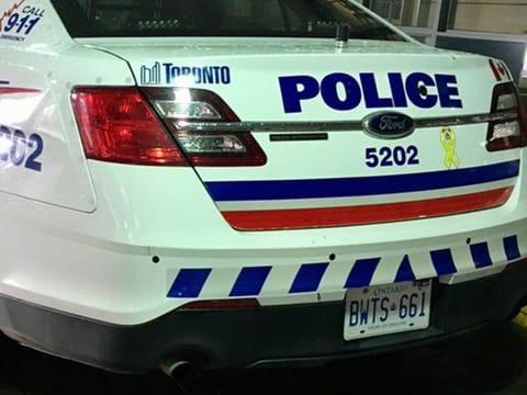 Toronto police car. Photo for illustrative purposes