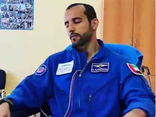 Watch: Why UAE astronaut spends 10 minutes spinning on a chair
