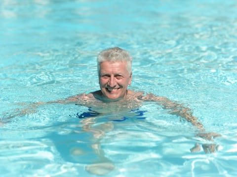 Happiness is a side effect of living well — just like speed can be the result of excellent swimming technique