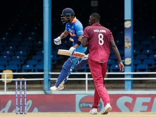 Kohli hits ton as India beat West Indies in rain-hit second ODI