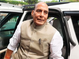 Talks with Pakistan only on Pakistan administered Kashmir: Rajnath Singh