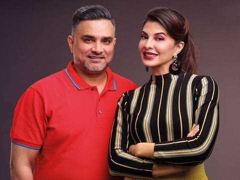 Splash CEO Raza Beig and Bollywood actress Jacqueline Fernandez.