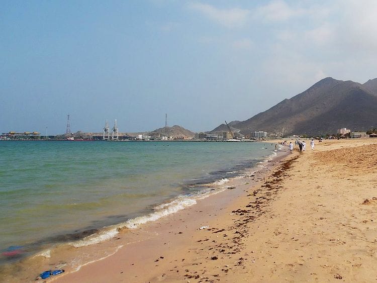 Fujairah Khor Fakkan beach
