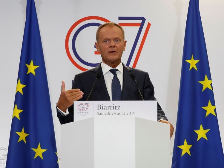 BUS_190824 Donald Tusk G7