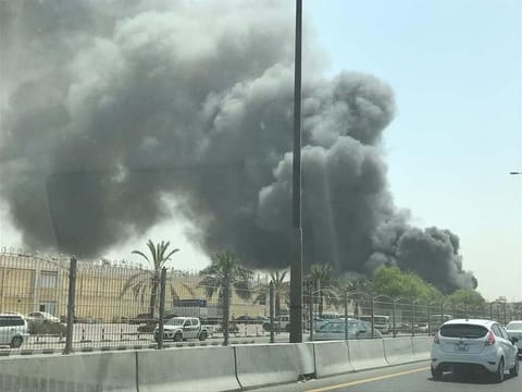 Fire breaks out in the industrial area of Sharjah