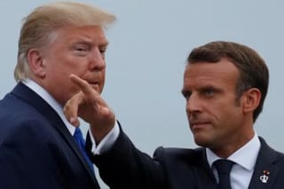 Trump dampens Macron optimism on Iran talks