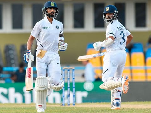 Virat Kohli and Ajinkya Rahane 