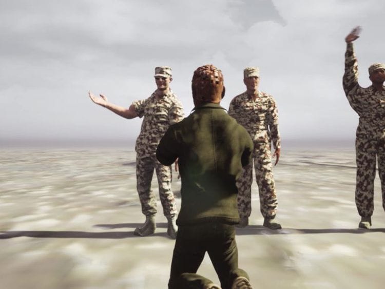 A screengrab from the short film that shows Wing Commander Abhinandan's capture by Pakistan Army-1566800247652