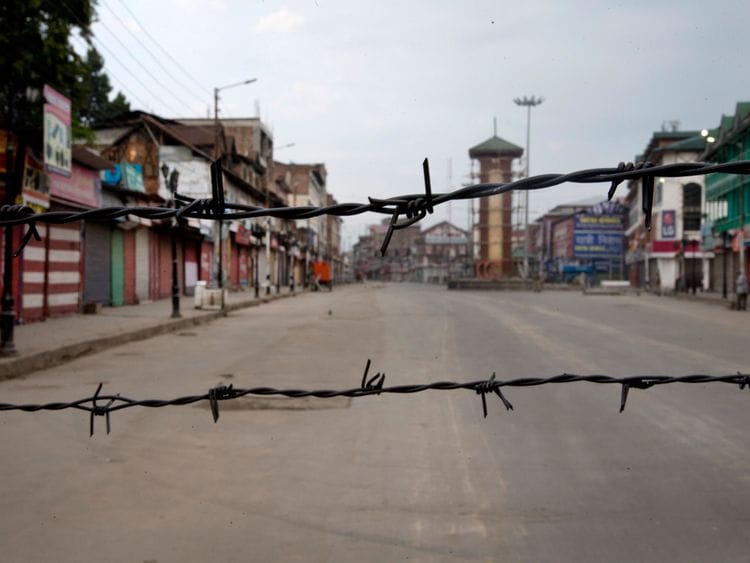 Kashmir curfew