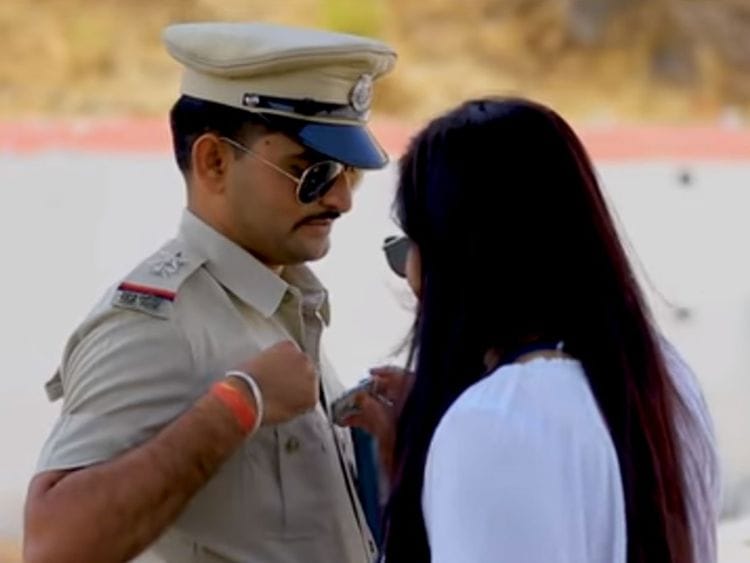Cop in bribery video