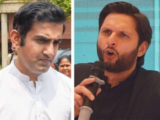 Gambhir lashes out at Afridi over Kashmir tweet, Afridi hits back