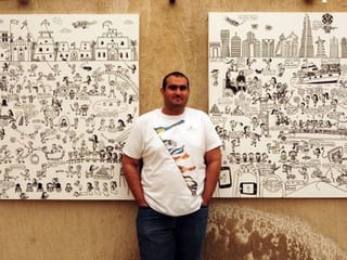 Emirati artist on the cover of Emirates' September issue: Meet Abdulla Lutfi  
