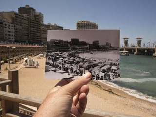 Rising seas threaten Egypt’s fabled port city of Alexandria