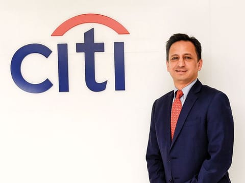 Sharma (above) says The credit card business has been robust for the bank despite a sluggishness at other banks.