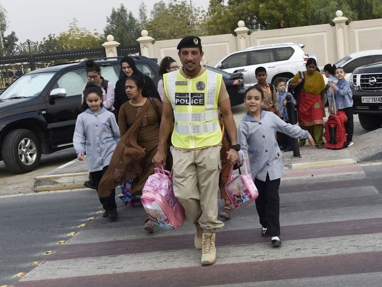 Sharjah police officers