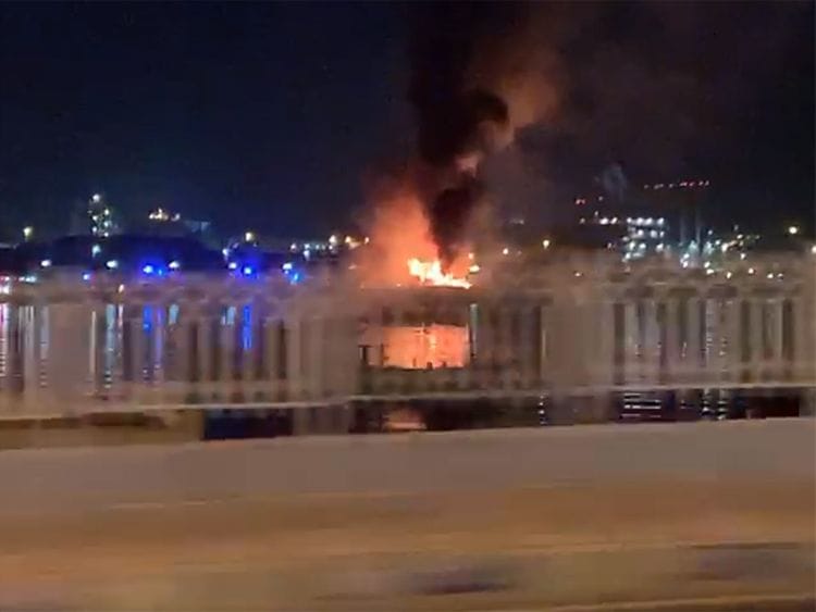 190904 dhow fire