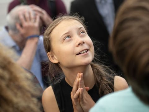 Investors in the Gulf are pushing businesses to pursue environmental and social priorities and not just the bottom-line. That would go down well with Swedish activist Greta Thunberg, pictured here.