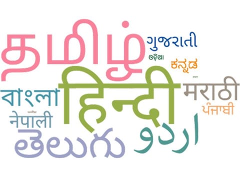 There are 22 official languages in India (excluding English)