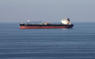 Ships transiting Hormuz Strait. Iran has effectively blocked the Strait of Hormuz, a vital energy chokepoint.