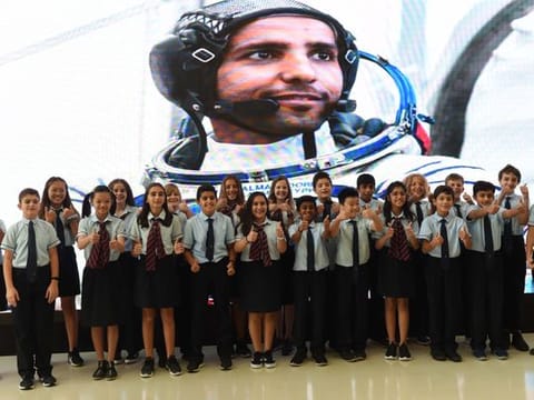 Students to Astro Hazza: “We are with you in your mission!”