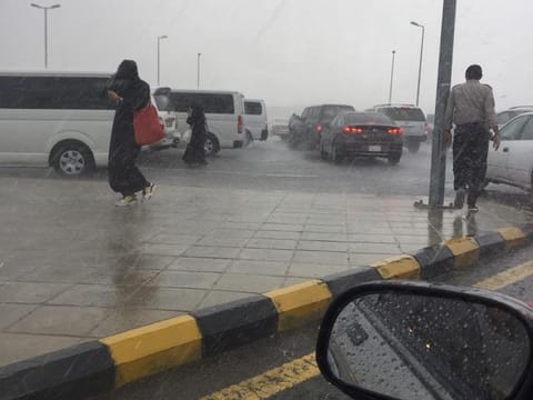 File photo.  Moderate to heavy thunderstorms, capable of triggering flash floods and accompanied by hail and strong winds, are expected over parts of Makkah, Madinah, Qassim, Riyadh, the Eastern Province and the Northern Borders.