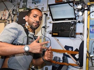 Pictures: Hazzaa AlMansoori, UAE's first man in space