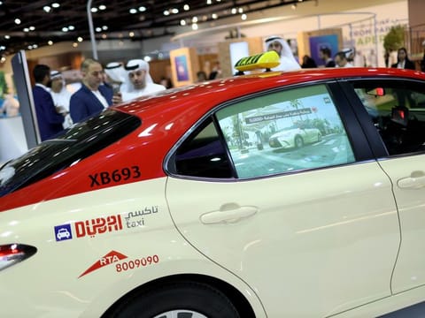 Dr. Yousef Al Ali, CEO, DTC, talks about the  Dynamic Smart Ads on display at GITEX in DWTC on 6th October 2019. 