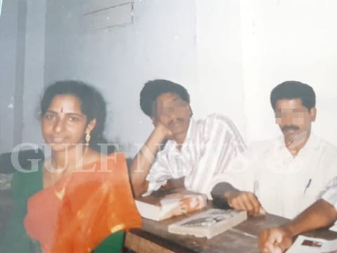 Jolly during her under-grad years with classmates