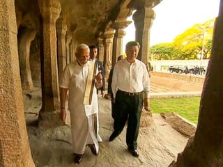 Pictures: India's Prime Minister Narendra Modi turns tourist guide, takes Chinese President Xi Jinping around Mahabalipuram in Chennai