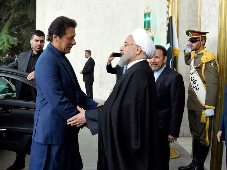 Imran Khan in Tehran