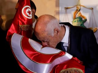 Exit poll shows Kais Saied winning Tunisian election