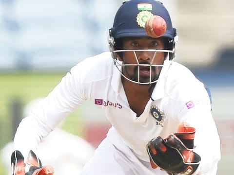 India's wicketkeeper Wriddhiman Saha 
