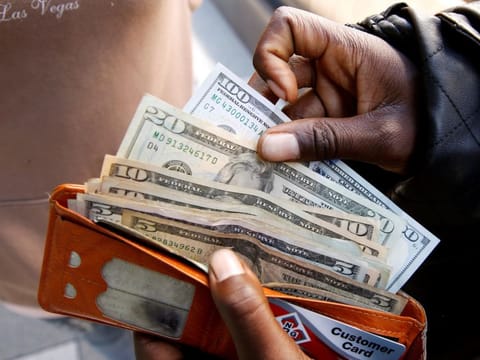 When money talks, mostly all it says is goodbye.