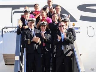 Longest non-stop passenger flight arrives in Sydney