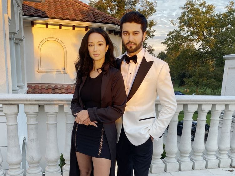 Draya Michelle and Shayan Khan at the shoot of the web series BE SOMEONE-1571638156314
