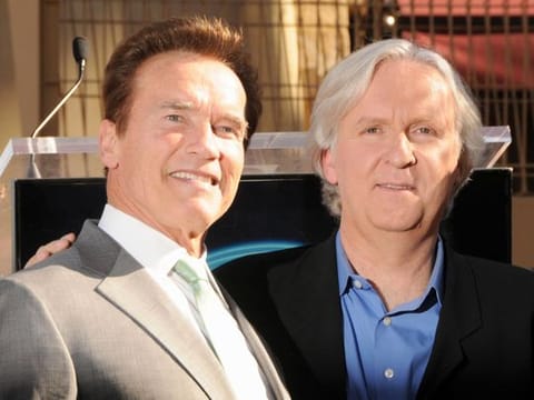 Arnold Schwarzenegger and James Cameron

SHUTTERSTOCK