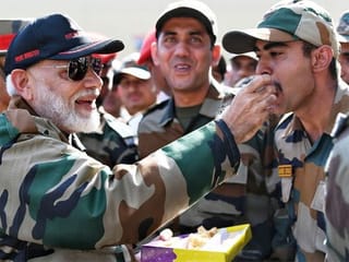 In Pictures: PM Narendra Modi celebrated Diwali with the Indian Army