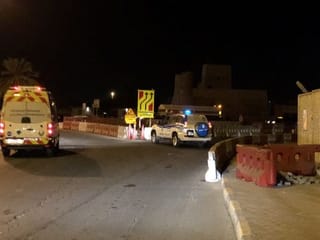 UAE roads closed as high waves cause flooding