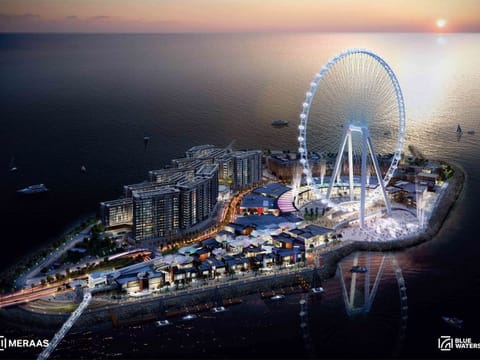 Ain Dubai is a major landmark on the Bluewaters island