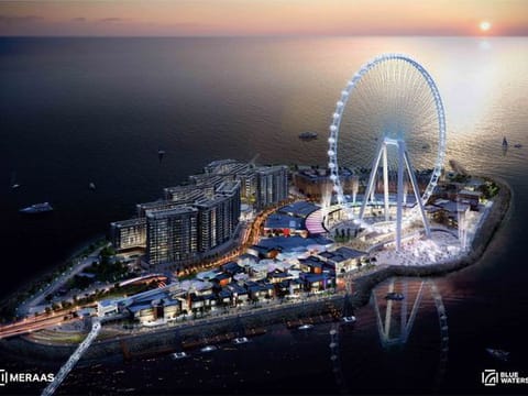 Ain Dubai is a major landmark on the Bluewaters island