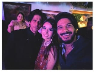 Dulquer Salmaan hangs with Shah Rukh, gets star-struck