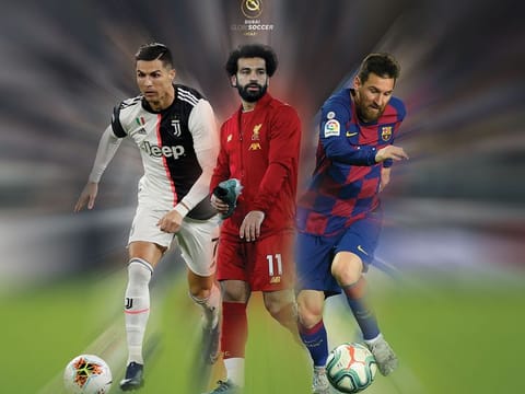 Ronaldo, Salah and Messi will be in the running at the Dubai Globe Soccer Awards.