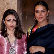 TAB 191030 Soha Ali Khan with Neha Dhupia-1572442463982