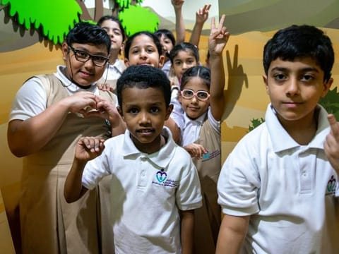 Children discover the ‘Sharjah Baby Friendly Office’ maze at SIBF19
COURTESY SBA