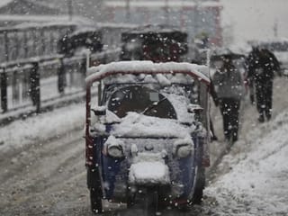 In photos: Jammu and Kashmir gets first snowfall of the season