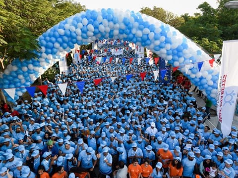 Thousands of people from different age and Nationalities participating in the 11th edition of the annual Beat Diabetes Walk at Zabeel Park on Friday, November 15, 2019. Photo: Virendra Saklani/Gulf News